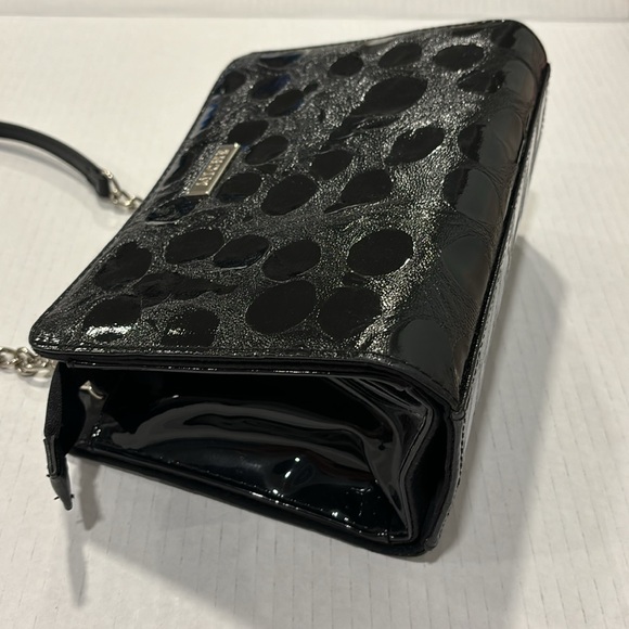 MICHE Bag Small Black Zip Close Top Silver Strap - Picture 3 of 10